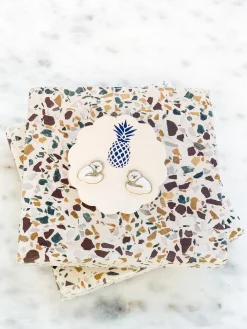 Signature Pet Enamel Studs by Prep Obsessed - Long Haired Cat