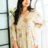 Singled Out Floral Blouse in Green