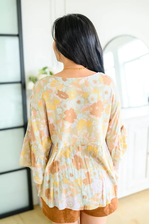 Singled Out Floral Blouse in Green