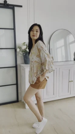 Singled Out Floral Blouse in Green