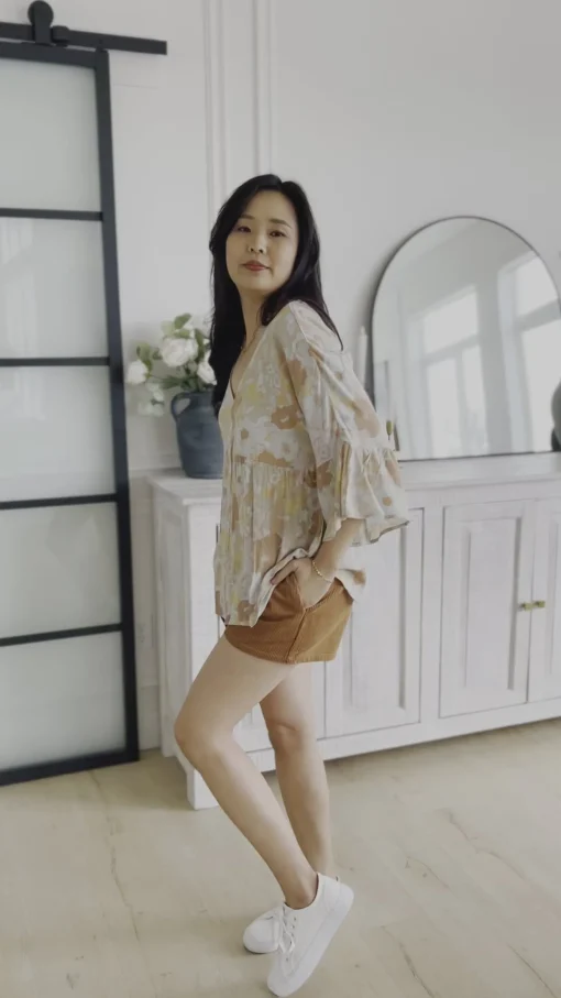 Singled Out Floral Blouse in Green