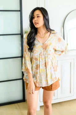Singled Out Floral Blouse in Green