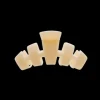 Small Teleties Claw Clip - Almond Beige