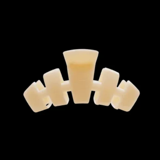 Small Teleties Claw Clip - Almond Beige
