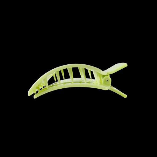 Small Teleties Flat Square Clip - Aloe, There!