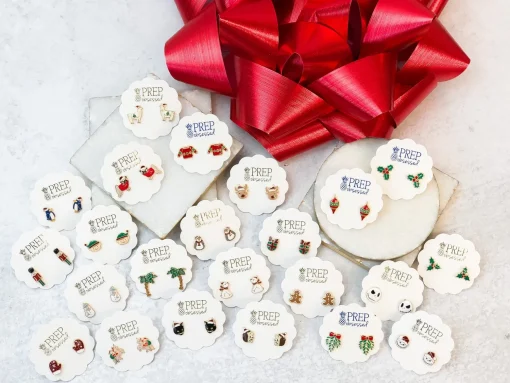 Smiling Elf Signature Enamel Studs