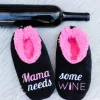 Snoozies! Slippers - Mama Needs Some Wine