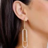 Sonia Link Earrings In Gold