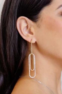 Sonia Link Earrings In Gold