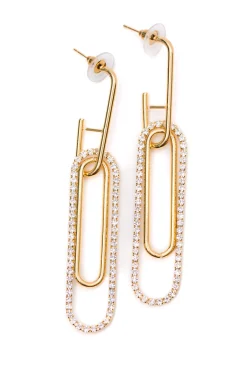 Sonia Link Earrings In Gold