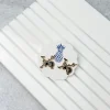 Spin Bike Enamel Stud Earrings by Prep Obsessed