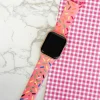 Sprinkles Printed Silicone Smart Watch Band - Dark Pink