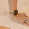 Stainless Steel Linked Apple Watch Band - Intermix