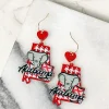 State Icon Dangle Earrings - Alabama