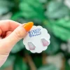 State of Georgia Matte Stud Earrings - Silver