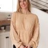 Streets of Prague Top In Peach