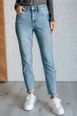 Susan High Rise Side Panel Detail Slim Jeans