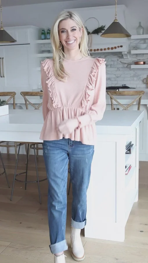 Sweet Confession Top In Blush