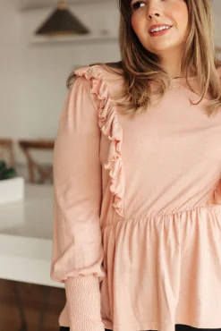 Sweet Confession Top In Blush