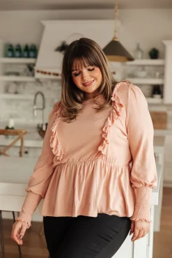 Sweet Confession Top In Blush
