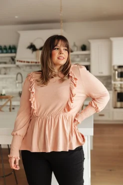 Sweet Confession Top In Blush