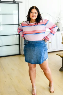 Sweet Like Candy Striped Long Sleeve
