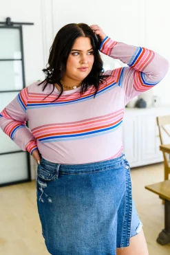 Sweet Like Candy Striped Long Sleeve
