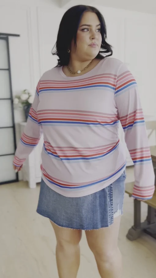 Sweet Like Candy Striped Long Sleeve