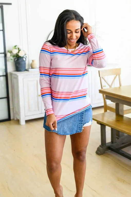Sweet Like Candy Striped Long Sleeve