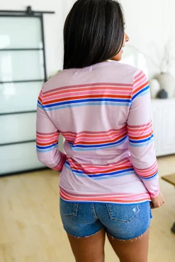 Sweet Like Candy Striped Long Sleeve