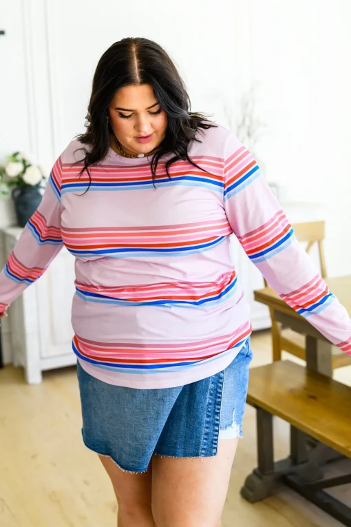Sweet Like Candy Striped Long Sleeve