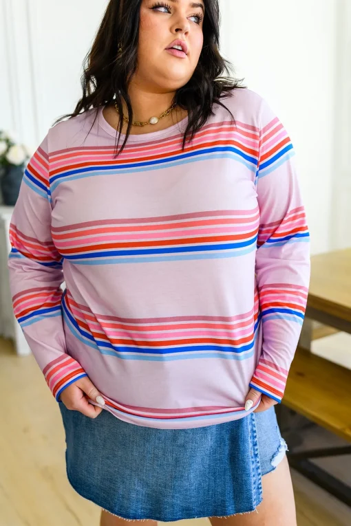 Sweet Like Candy Striped Long Sleeve