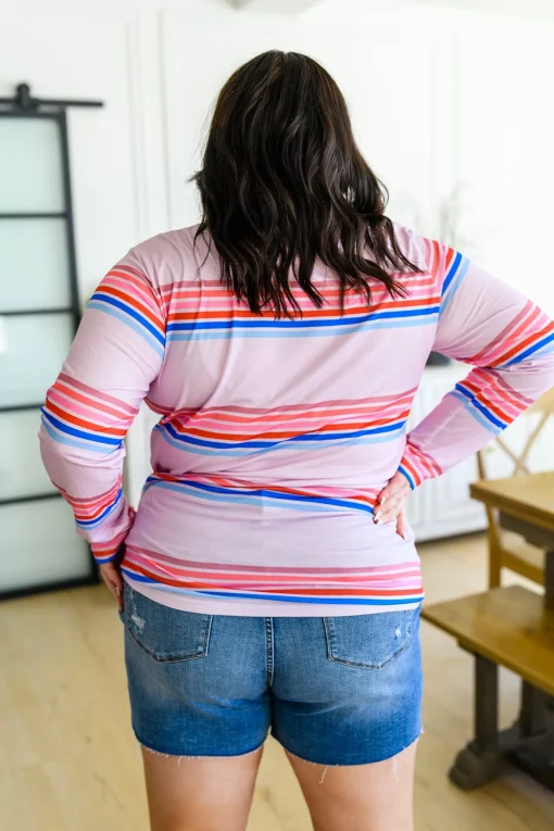 Sweet Like Candy Striped Long Sleeve
