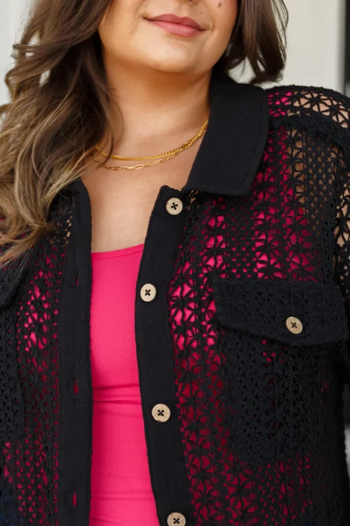 Talk of the Town Lace Set in Black