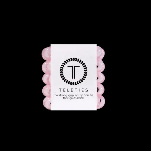 Teleties Hair Tie - Tiny Band Pack of 5 - Rose Water Pink