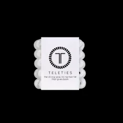Teleties Hair Tie - Tiny Band Pack of 5 - Coconut White