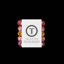 Teleties Hair Tie - Tiny Band Pack of 5 - Burgundy Bliss