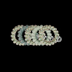 Teleties Hair Tie - Tiny Band Pack of 5 - Sage Swirl