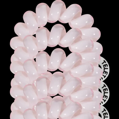 Teleties Hair Tie - Tiny Band Pack of 5 - Rose Water Pink
