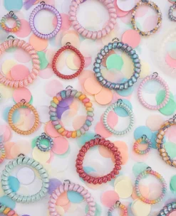 Teleties Hair Tie - Tiny Band Pack of 5 - Skyway
