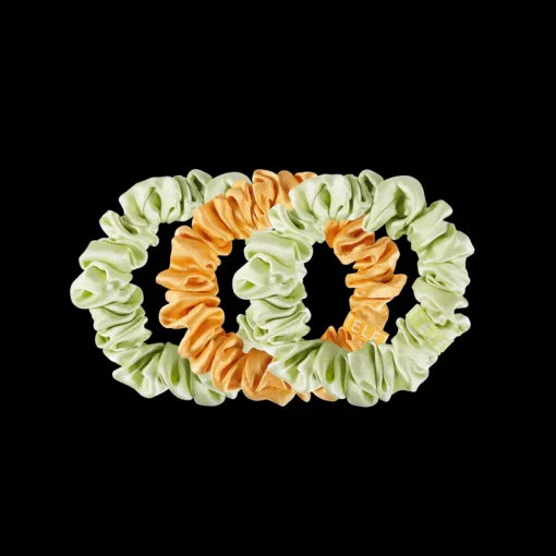Teleties Silk Scrunchies - Small Band Pack of 3 - Mojito Mama