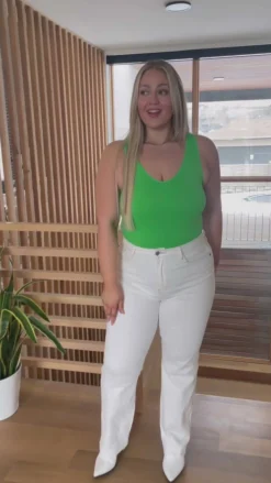 The Basics Bodysuit in Green