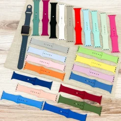 The Solid Silicone Smart Watch Band - S/M