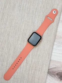 The Solid Silicone Smart Watch Band - Rose M/L