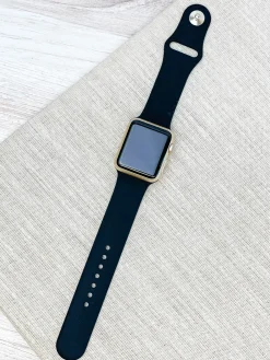 The Solid Silicone Smart Watch Band - S/M