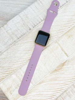 The Solid Silicone Smart Watch Band - S/M