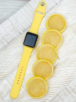 The Solid Silicone Smart Watch Band - S/M