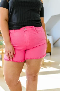 Tiffany Mid Rise Cut Off Shorts by Judy Blue