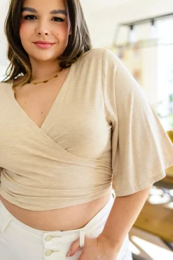 Tiny Dancer Wrapped Cropped Top