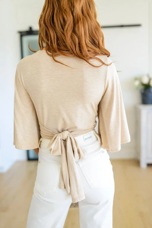 Tiny Dancer Wrapped Cropped Top
